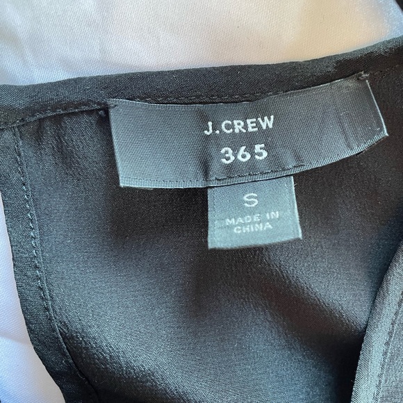 J. Crew Short-sleeve tee in Re-Imagined Silk, Black, Size S, EXCELLENT CONDITION - Picture 5 of 7